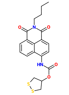 (image for) MC011473 Carbamic acid, N-(2-butyl-2,3-dihydro-1,3-dioxo-1H-benz[de]isoquinolin-6-yl)-, 1,2-dithiolan-4-yl ester